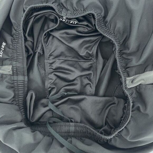 Nike Mens Dri-Fit Distance Swoosh Running Athletic Sweat Shorts Black Size XL - Picture 3 of 5
